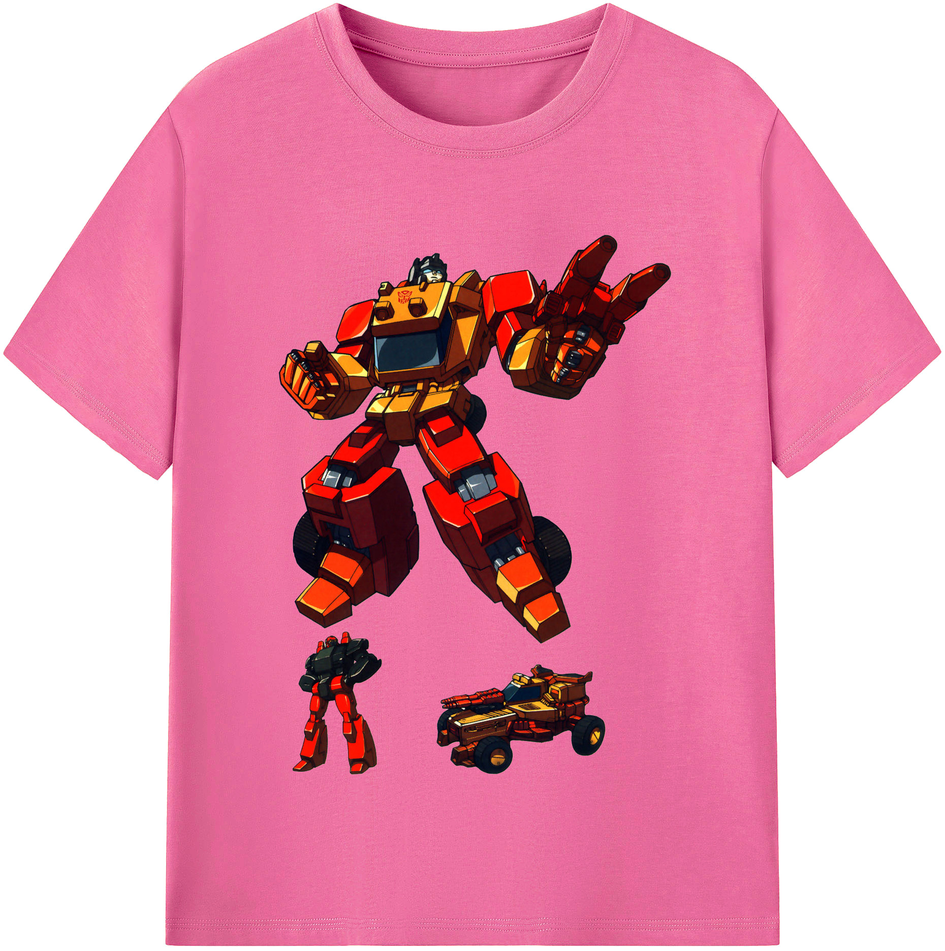 （画像用）  レディースカジュアルプリントTシャツ（綿100％）